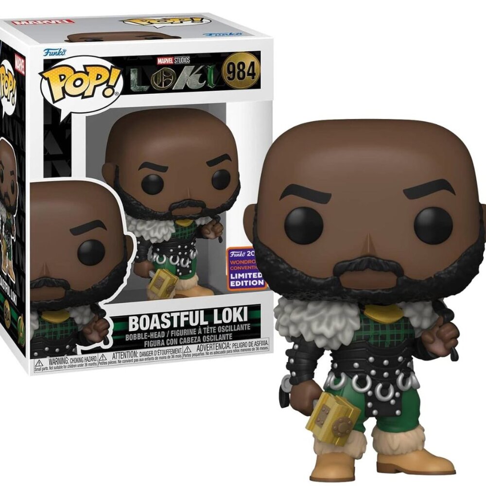 [new]Funko Pop! #984 Marvel Loki - Boastful Loki - Funko Wondrous Convention - L